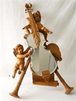 Cupid Mirror in the shape of a violin - unusual pc