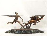 Alexandre Kelety (1918-1940) Art Deco Bronze