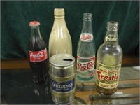 Vintage Soda and Beer Bottles