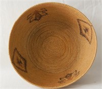 Washoe Indian basket - single rod