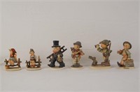 Collection of 6 Hummels - Chimney sweeper +