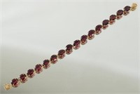 14kt Dark Amethyst bracelet