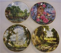 Four various English collectors plates