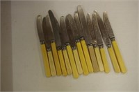Quantity of vintage bone handle knifes