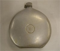 Vintage aluminium flask
