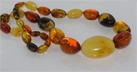 Good mixed Baltic amber necklace