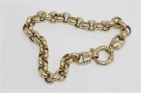 Silver gilt bracelet