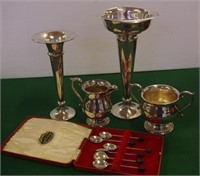 Quantity of silver plated wares