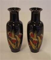 Pair of Japanese Imperial porcelain vases