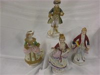 4 Japan Porcelain Figurines