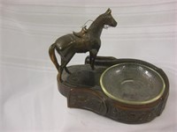 Vintage Horse Ashtray