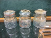 Atlas EZ Seal Glass Top Canning Jars