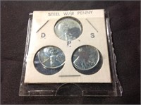 3 STEEL PENNIES