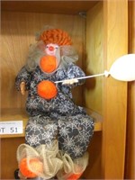 Vintage Shelf-Sitter Clown