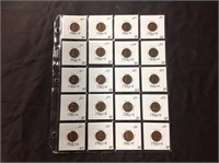 20 LINCOLN CENTS