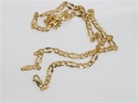 14ct gold chain with 9ct gold parrot clap