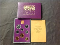 1970 GREAT BRITAIN COINS IN CASE