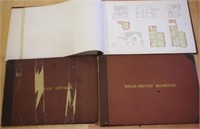 Three antique architectural planning books