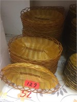 Dz. Plastic Serving Baskets