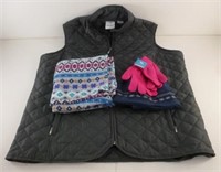 Quilted "Active" Vest and Accessories: Vest