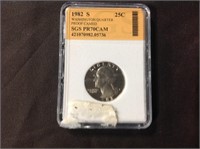 1982-S GRADED QUARTER