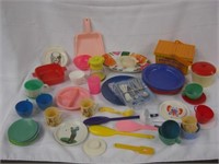 Plastic Playhouse Dishes