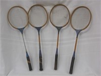 4 Badminton Raquets