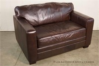 Leather Oversized Chair - 52" wide