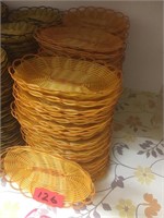 Dz. Plastic Serving Baskets