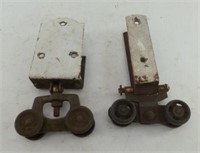 2 Unique Rollers Made of Heave Metal with
