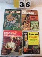 4 Books - Lyman Reloading, How to Buy, Hobby &