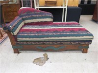 WESTERN STYLE CHAISE LOUNGE 36"T X 70"W X 40"D