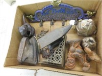 LOT OF CAST IRON ITEMS
