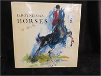 BOOK-LEROY NEIMAN "HORSES" SIGNED BY LEROY