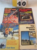 4 Books - Hunters Guide, Gun to Game, Gun Access &