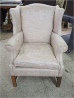 WINGBACK CHAIR (NEEDS CLEANING) 42"T X 27"W