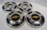 Set of (4) Chevy Aluminum Hub Caps