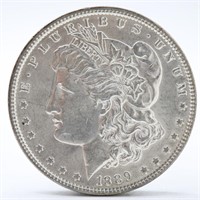 1889-P Morgan Silver Dollar   AU