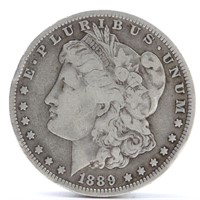 1889-O Morgan Silver Dollar   F