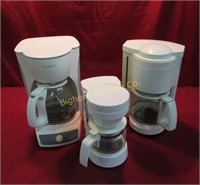 Coffee Makers: 3pc Lot
