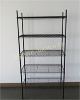 Metal Shelf Unit w/ 5 Adjustable Shelves