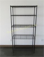 Metal Shelf Unit w/ 5 Adjustable Shelves