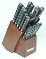 New- 24Pc "Farberware" Stainless Steel Knife Set