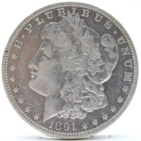 1891-O Morgan Silver Dollar  VG
