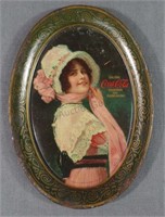 1914 Coca Cola Cola Girl "Betty" Change / Tip Tray