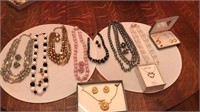 Costume Jewelry Assortment Necklace and Earring