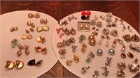 Lot of Clip on Earrings, some vintage