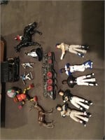 Mixed Collectible Lot with Lead figures baseball