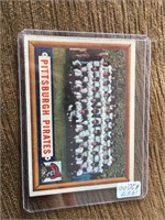 1957 TOPPS PITTSBURGH PIRATES TEAM CARD EX #161