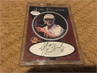 1998 Score Board Autographed Collection Jake Plumo